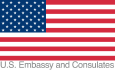 Logo da Embaixada Americana